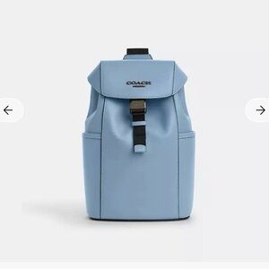 Coach Sky Blue Backpack